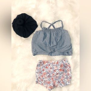 Carter’s Denim Top + Floral Shorts ($18) | Size: 18M | Bundle Option ($20)